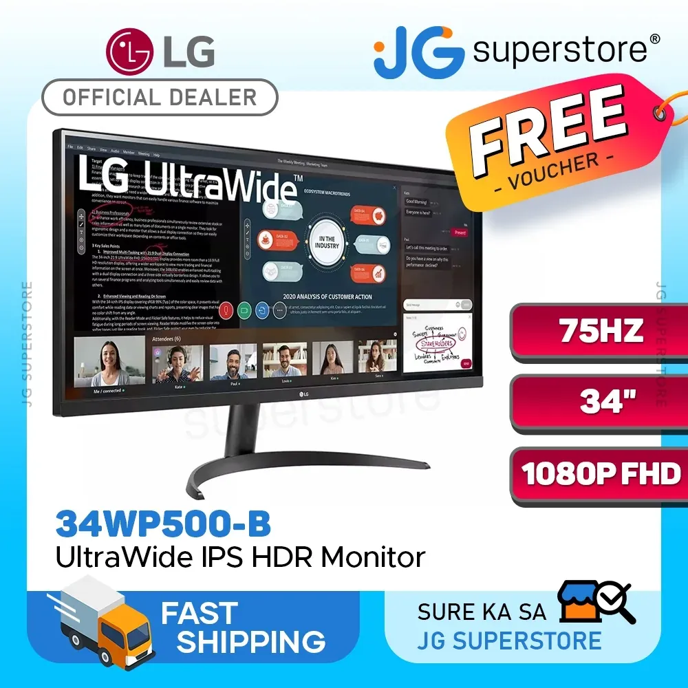LG 34WP500 34" UltraWide Monitor