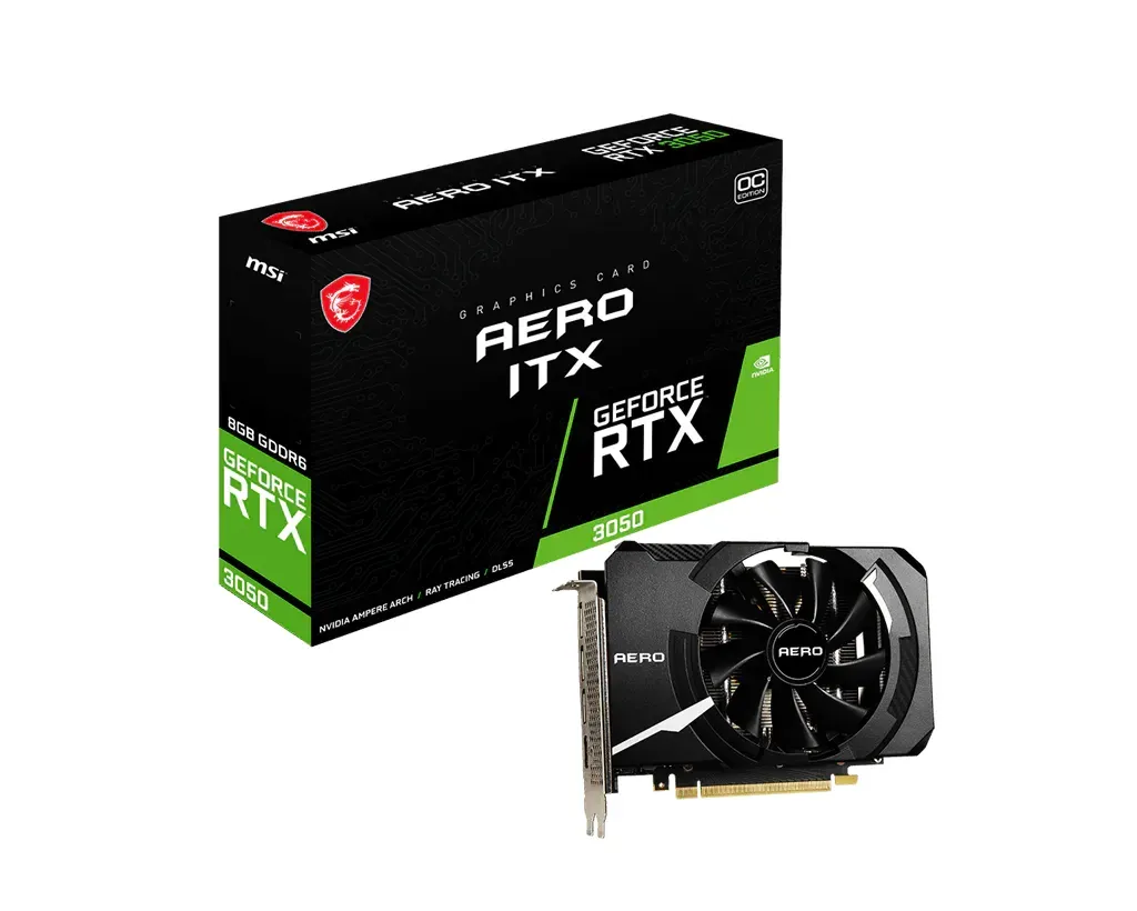 MSI GeForce RTX 3050 AERO ITX OC