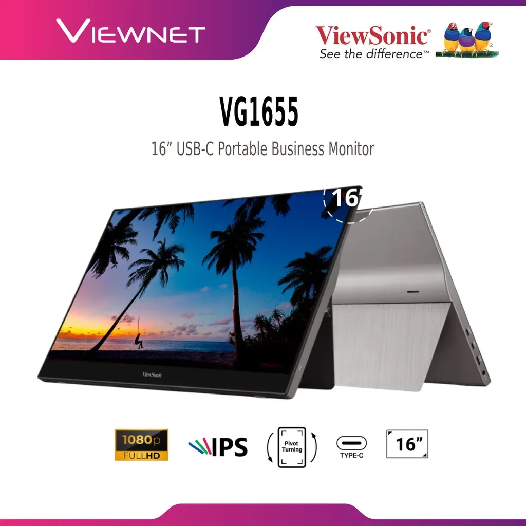 ViewSonic VA1655 Portable Monitor