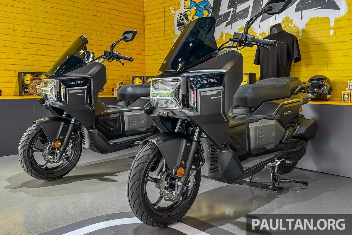 Letbe Mecha scooter may hit Malaysia in 2026
