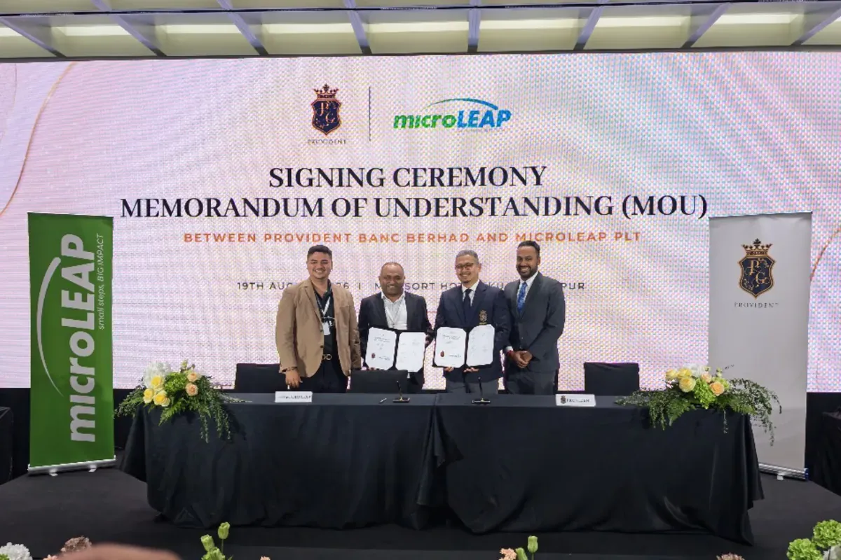 microLEAP, Provident Banc sign MoU for SME financing