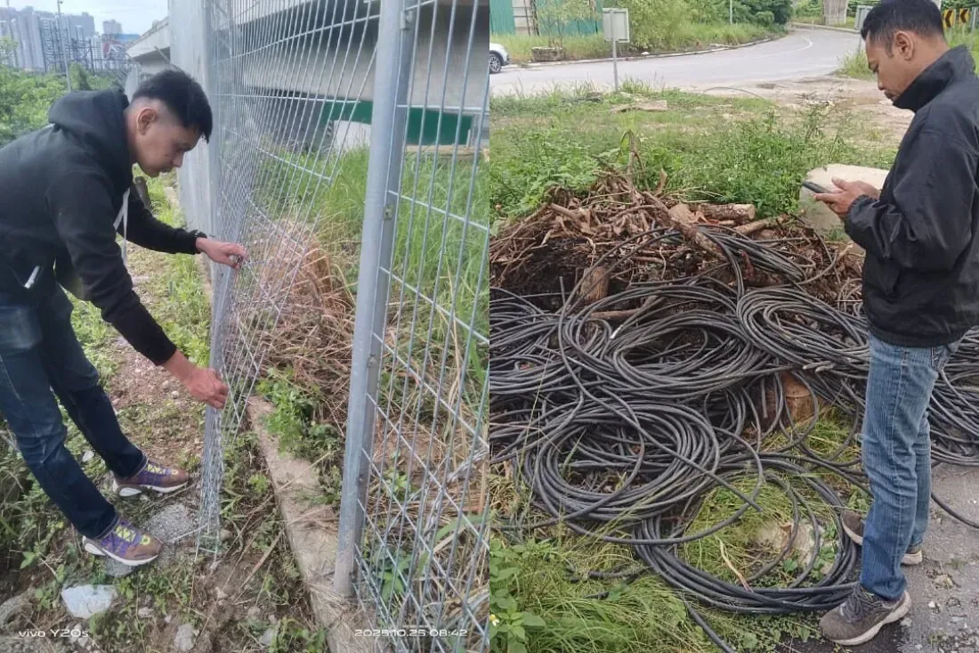 MRT Cable Incident in Cheras Hurts Rider, Damages Cars
